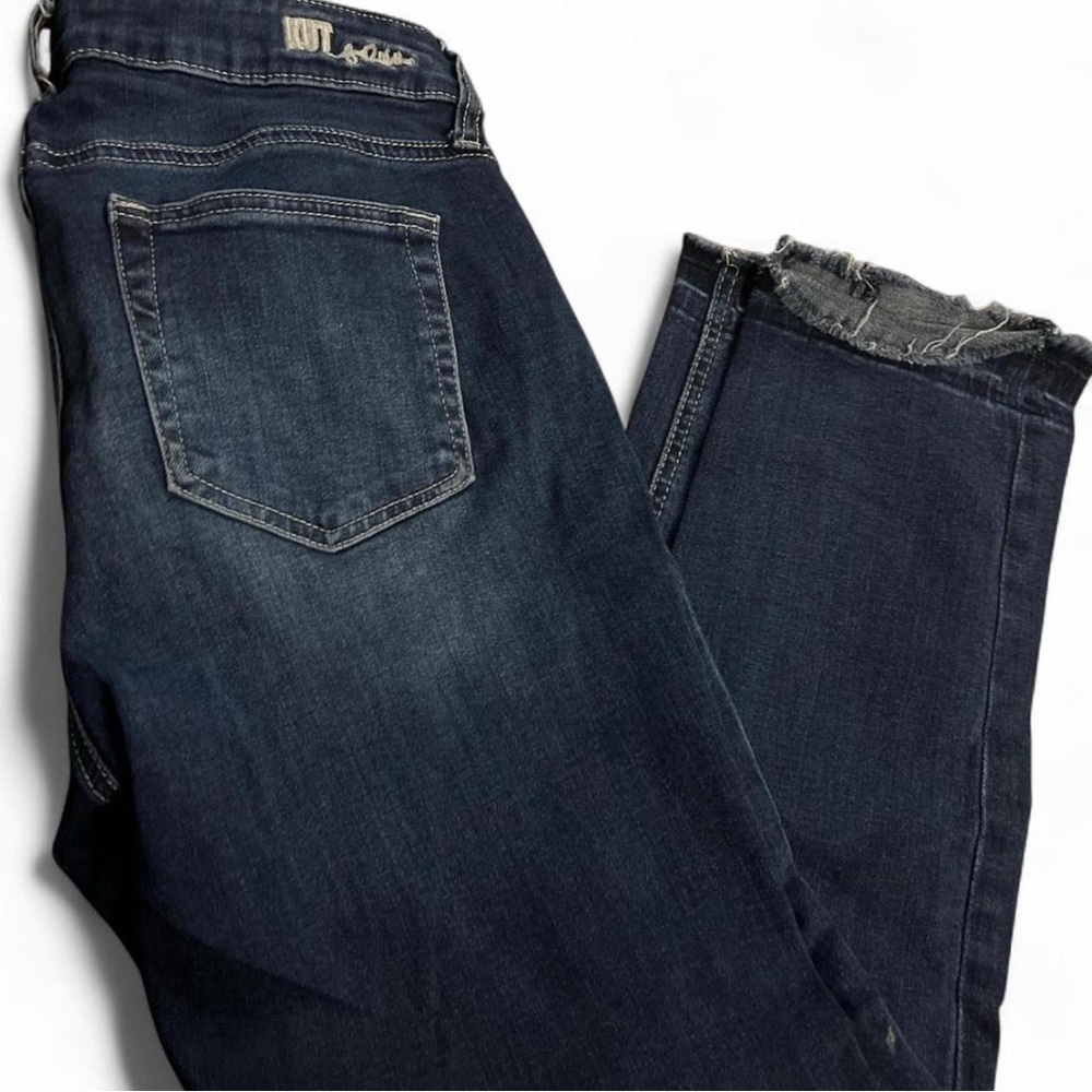 Kut from the Kloth Dark Blue Boyfriend Jeans